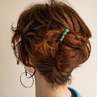Kingman Turquoise Silver Hair Fork