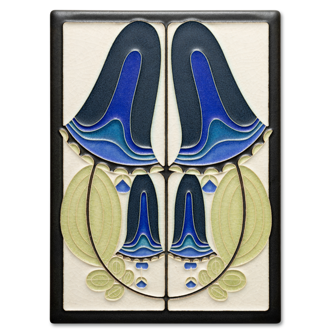 Motawi Blooming Bell in Blue - 6x8