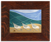 Motawi Beach Birds in Sand - 6x8