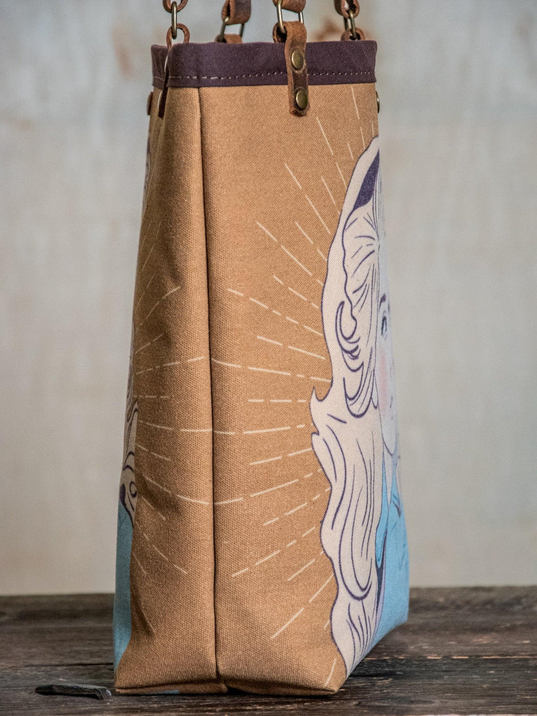 Canvas Leather Bag | Dolly - The Artisan's Bench