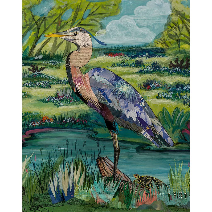 Blue Heron of Bastrop | Archival Print
