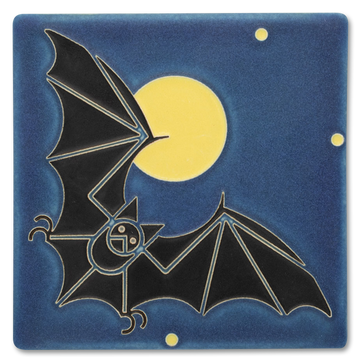Motawi Bat & The Moon in Midnight - 6x6