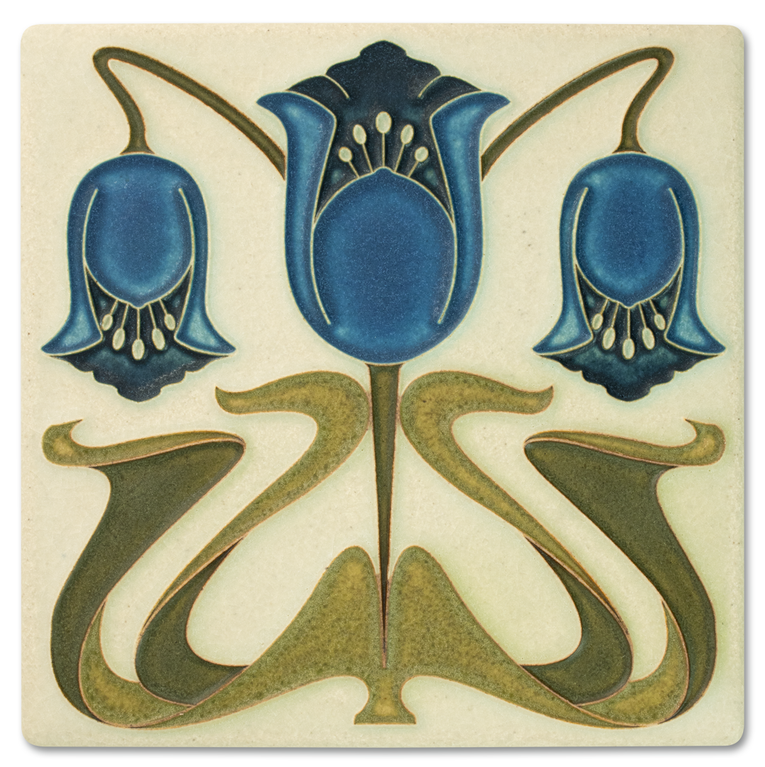 Motawi Coronet in Blue - 6x6