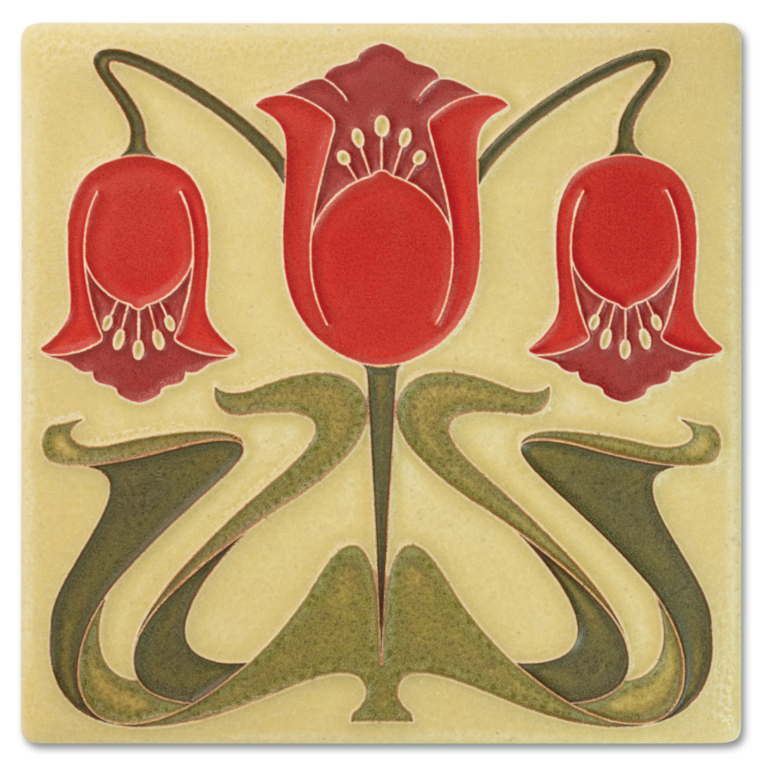 Motawi Coronet in Red - 6x6