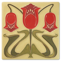 Motawi Coronet in Red - 6x6