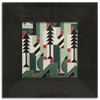 Motawi Cubist Christmas in Mint - 6x6