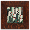Motawi Cubist Christmas in Mint - 6x6