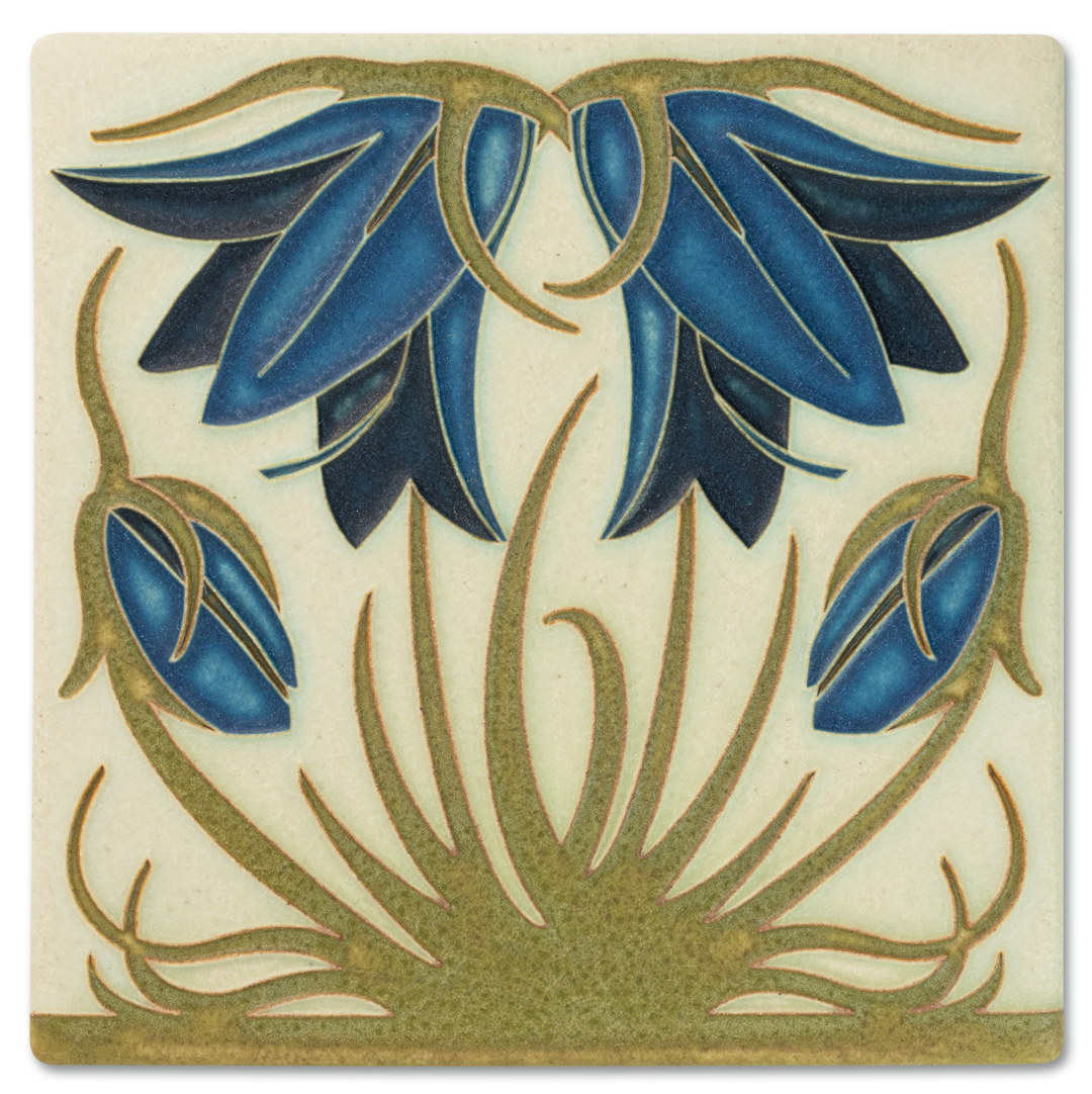 Motawi Ladybell in Blue - 6x6