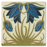 Motawi Ladybell in Blue - 6x6