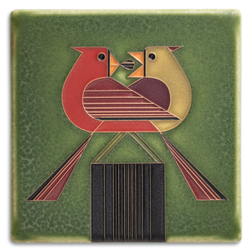 Motawi Redbird Romance - 6x6