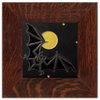 Motawi Bat & The Moon in Black - 6x6