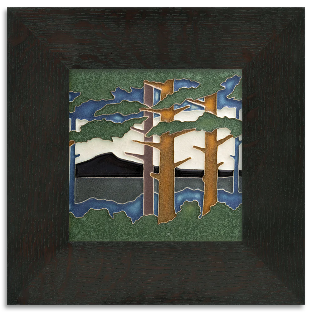Motawi Pine Landscape Summer Mountain - 6x6