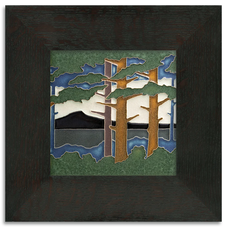 Motawi Pine Landscape Summer Mountain - 6x6