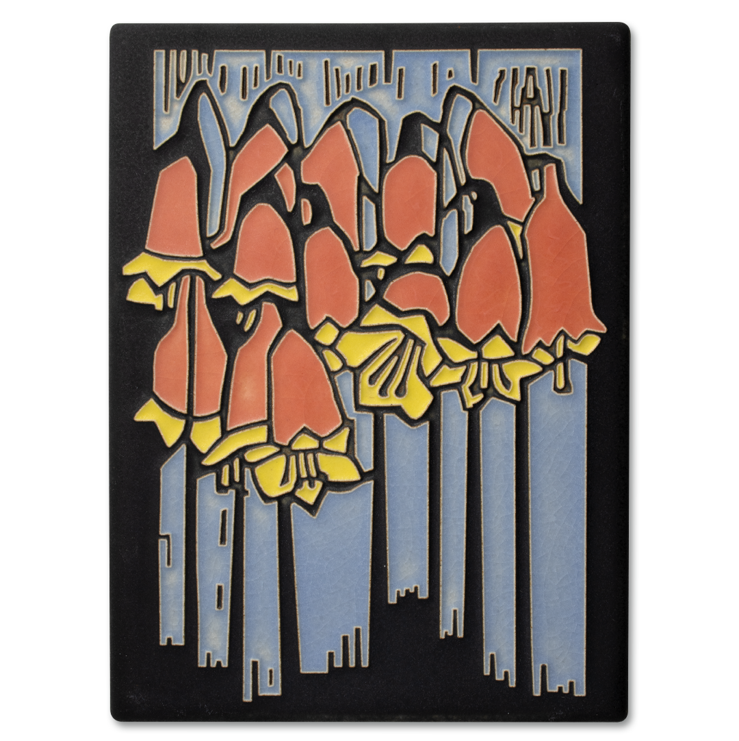 Motawi Maggie's Garden in Blue - 6x8