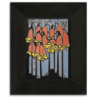 Motawi Maggie's Garden in Blue - 6x8