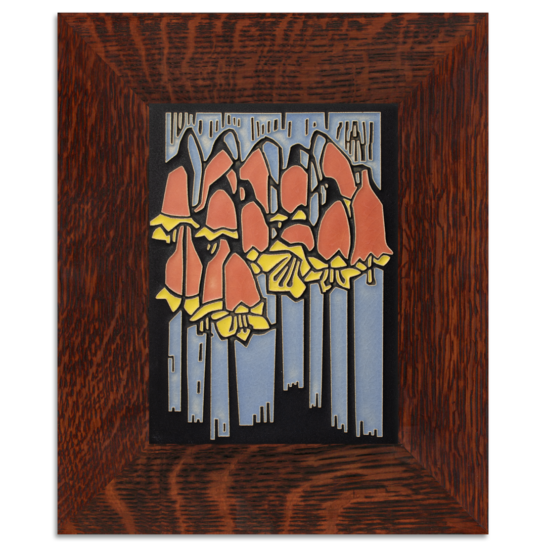 Motawi Maggie's Garden in Blue - 6x8