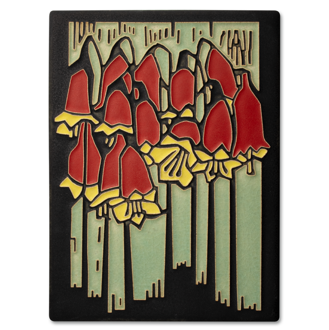 Motawi Maggie's Garden in Mint - 6x8