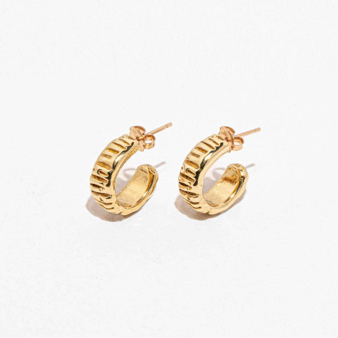 Artifact Brass Hoop Earrings