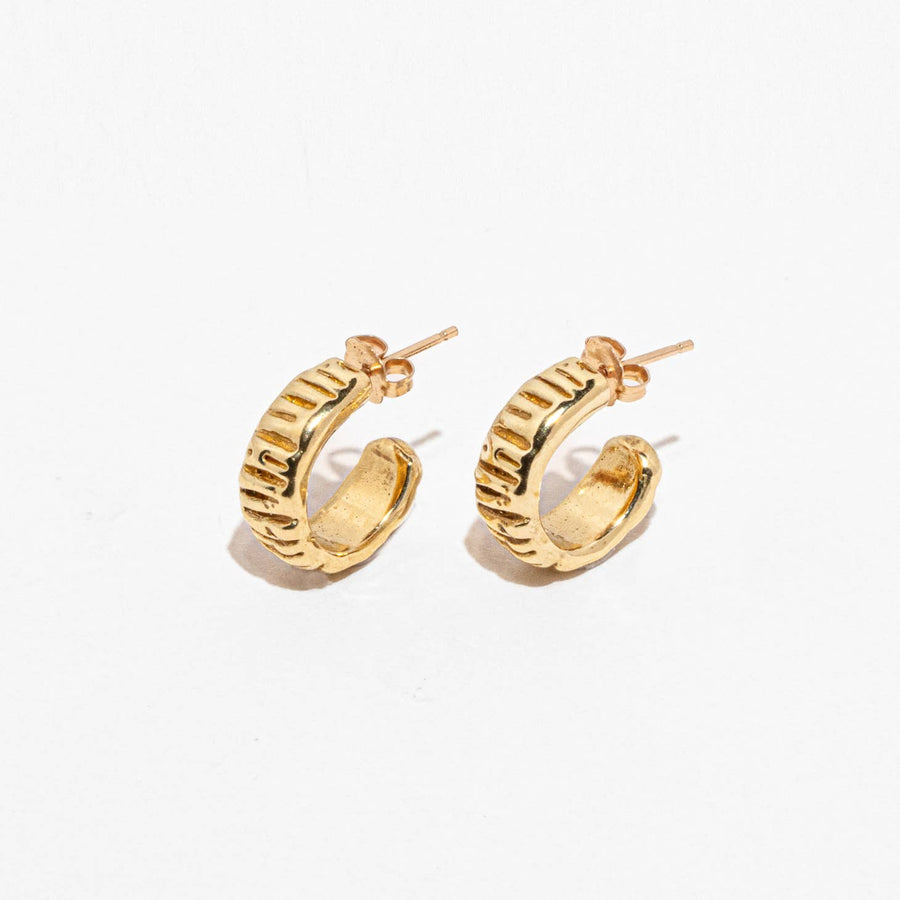 Artifact Brass Hoop Earrings