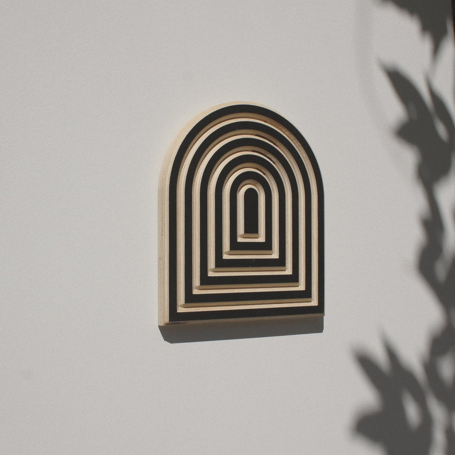 Small Carved Wooden Arch
