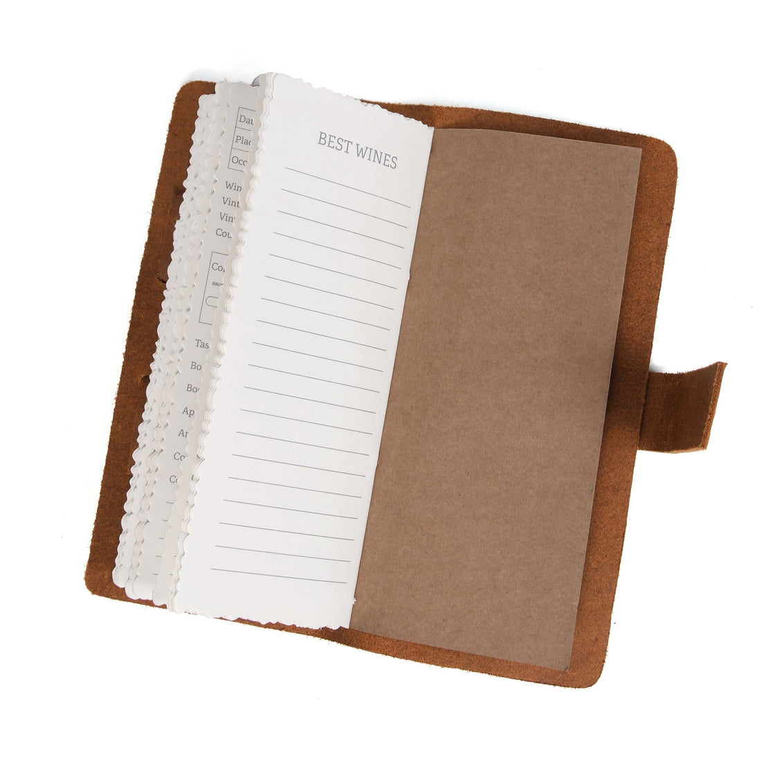 Wine Leather Logbook