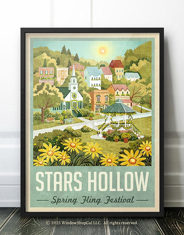 Spring Fling | Stars Hollow Poster | Multiple Sizes