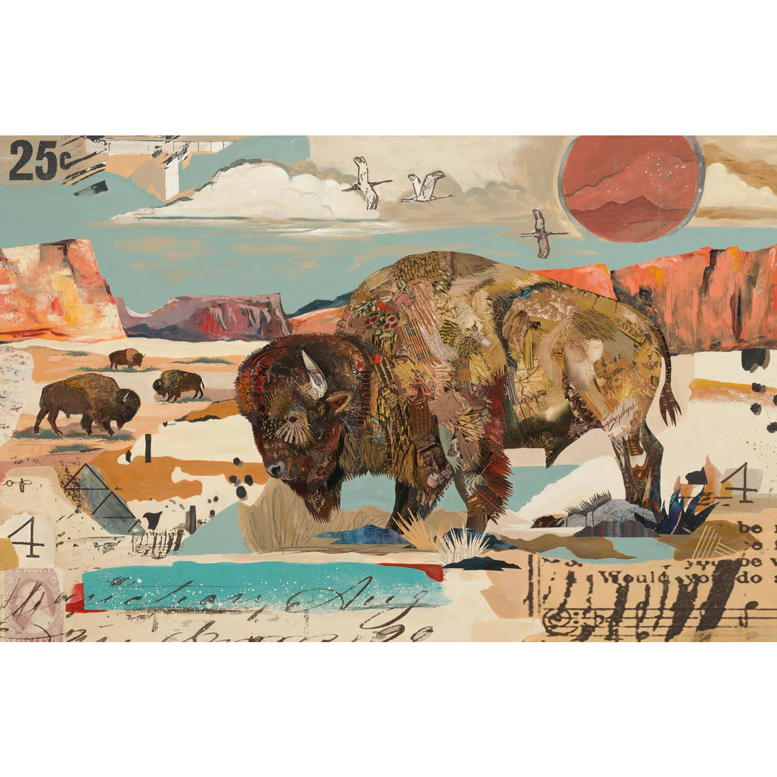 Temptation of the West (Buffalo) | Archival Art Print