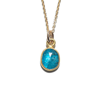 Apatite Gold Necklace