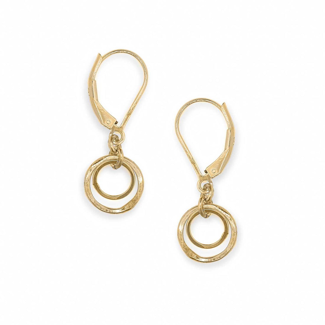 Tiny Spin Earrings | Gold Filled