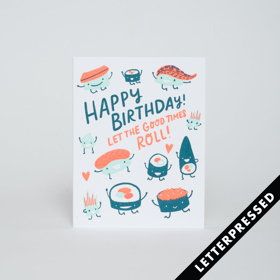 Sushi Roll Birthday Card