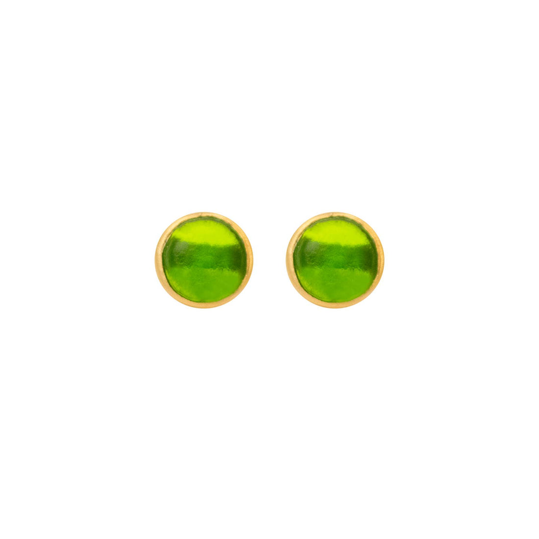 Bubble Post Earrings | Green