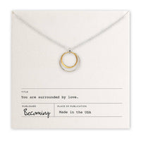 Surrounded By Love Necklace | Mixed Metals