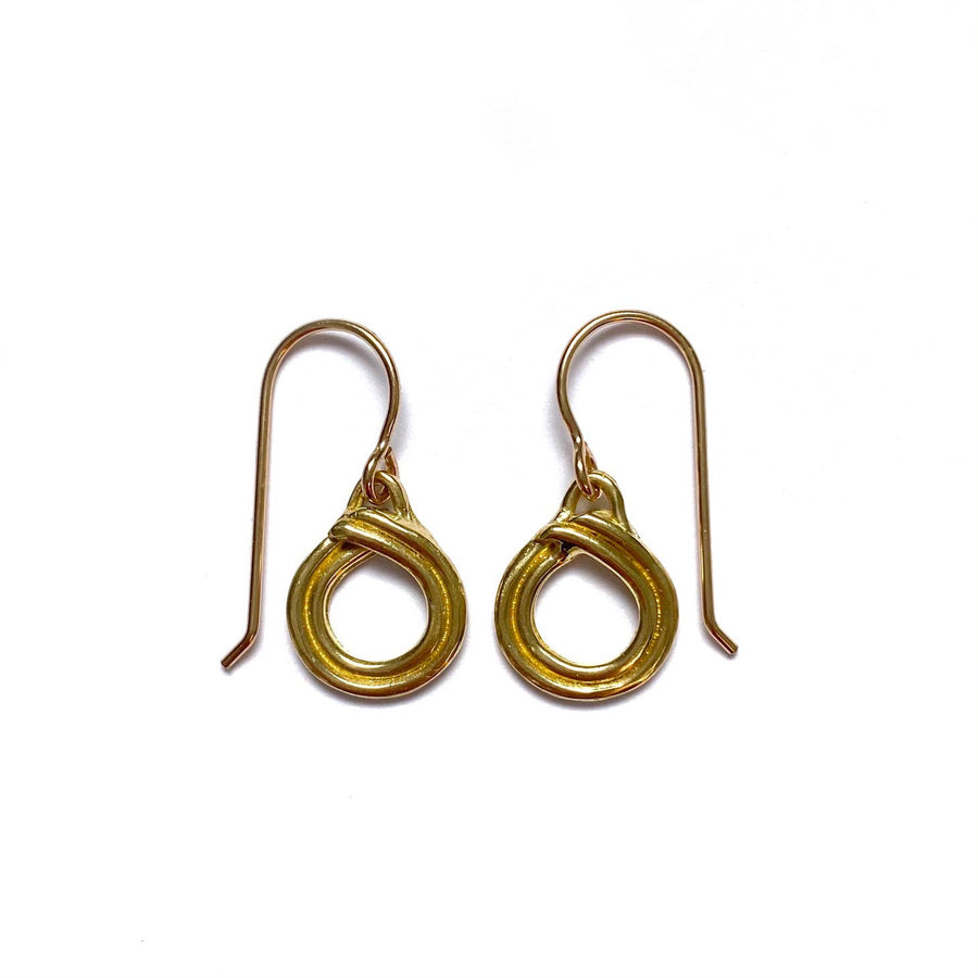 Aurora Brass Earrings