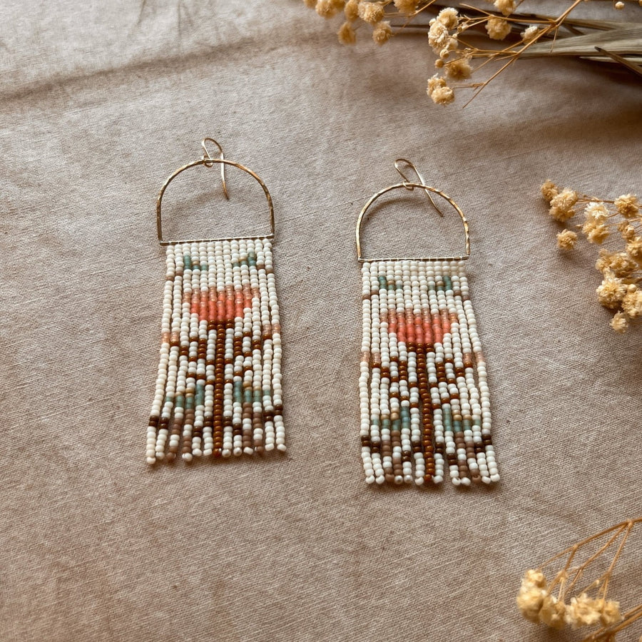 Starflower Beaded Earrings