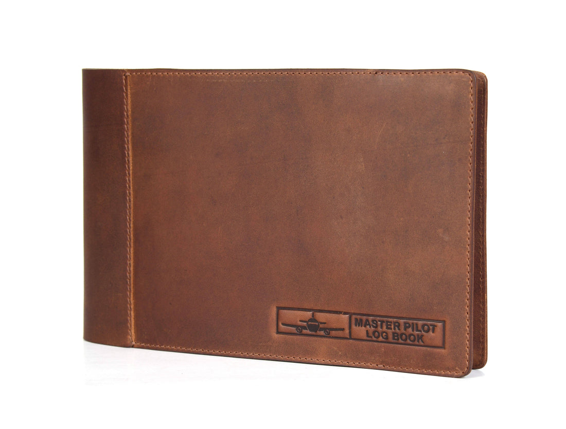Master Pilot Leather Logbook