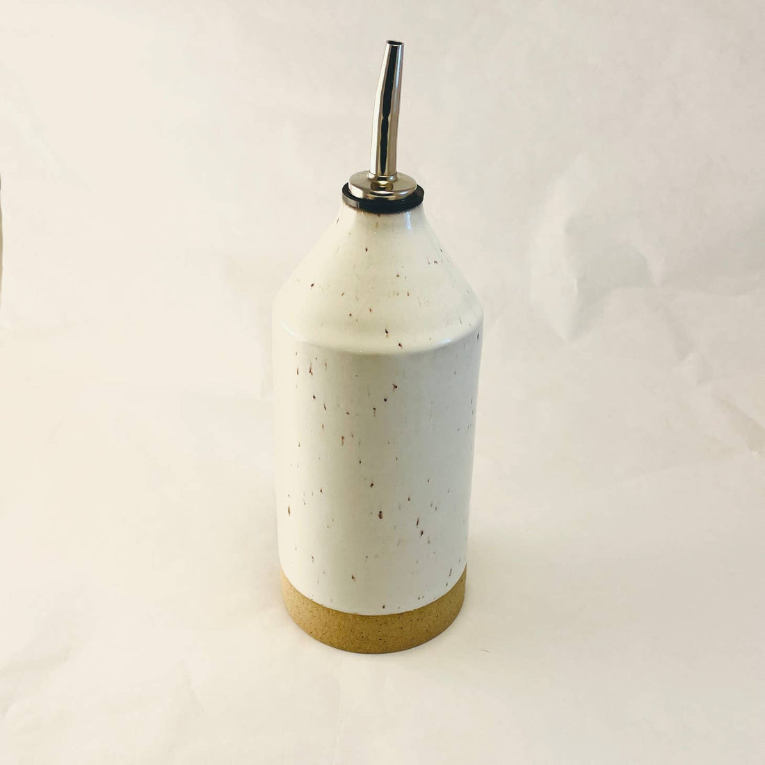 Olive Oil Bottle | White