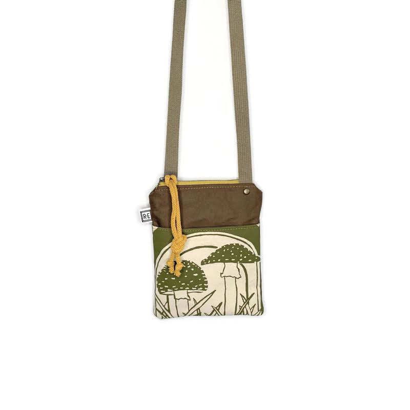 Mini Crossbody Bag Mushroom | Olive
