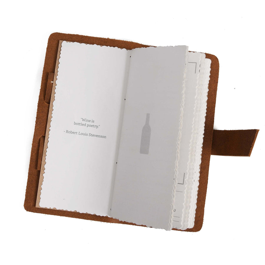 Wine Leather Logbook