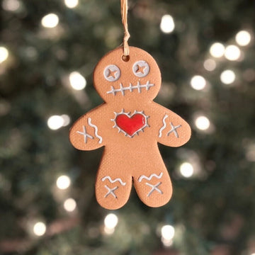 Gingerdead Man Clay Ornament