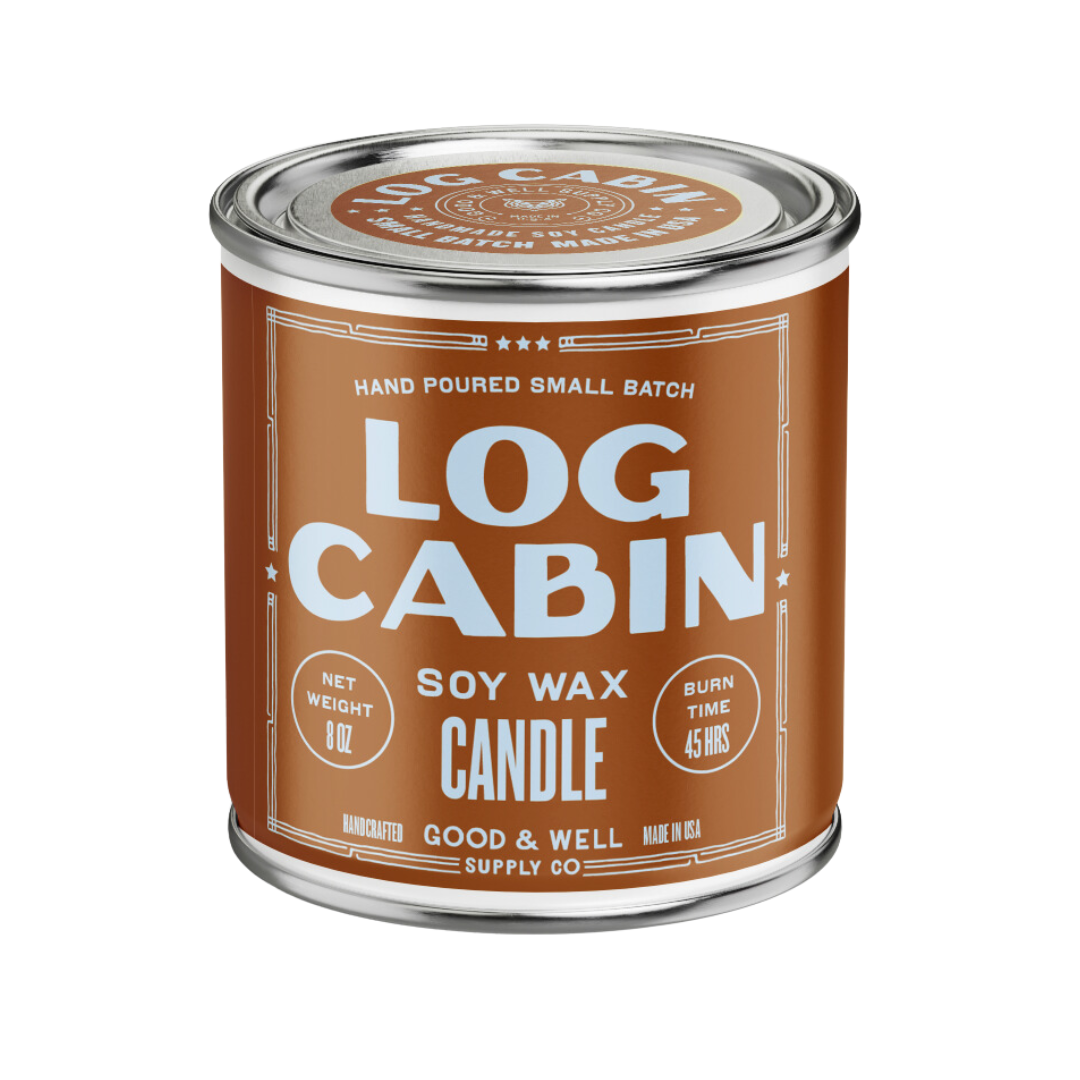 Log Cabin Candle