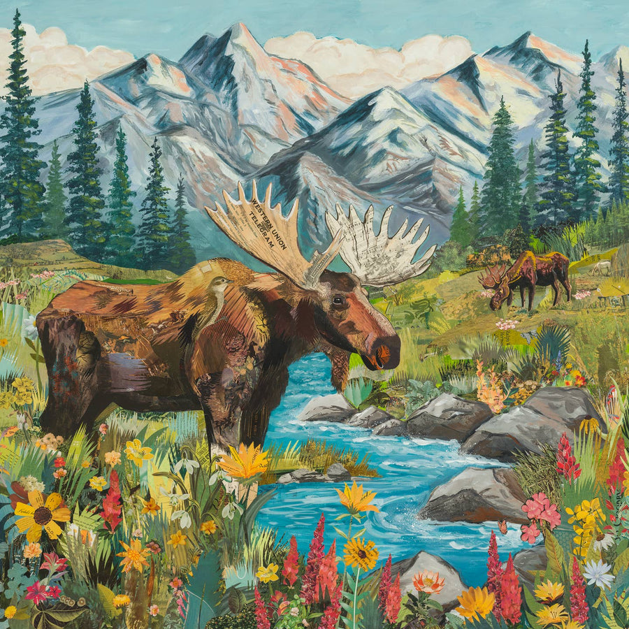 Alpine Moose | Archival Art Print
