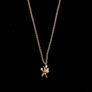 Night Willow Dainty Pendant Necklace