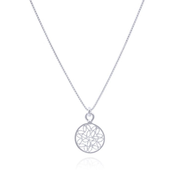 Alice Pendant Necklace | Silver