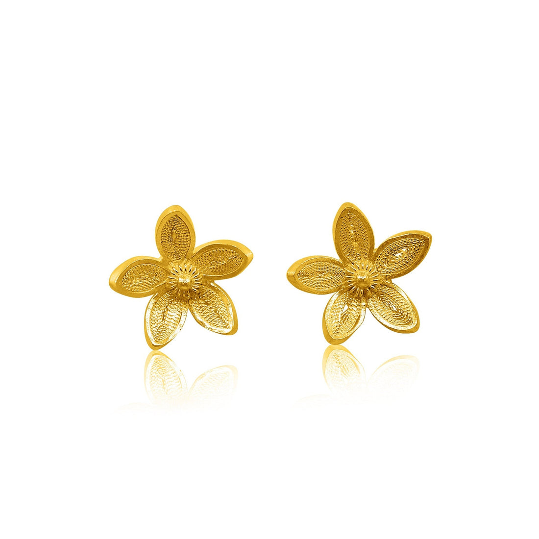 Apple Blossom Studs | Gold