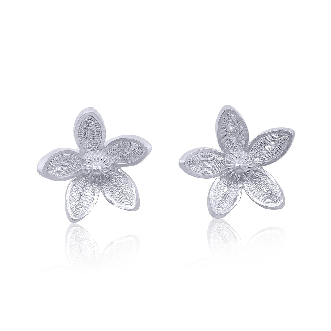 Apple Blossom Studs | Silver