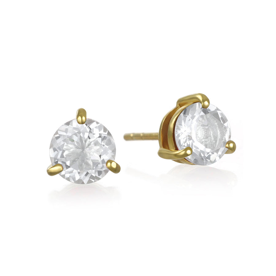 April White Topaz Earrings