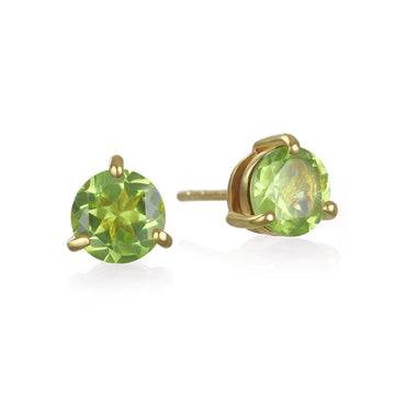 August Peridot Earrings