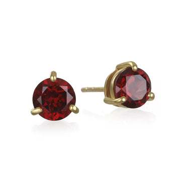 January Garnet Earrings