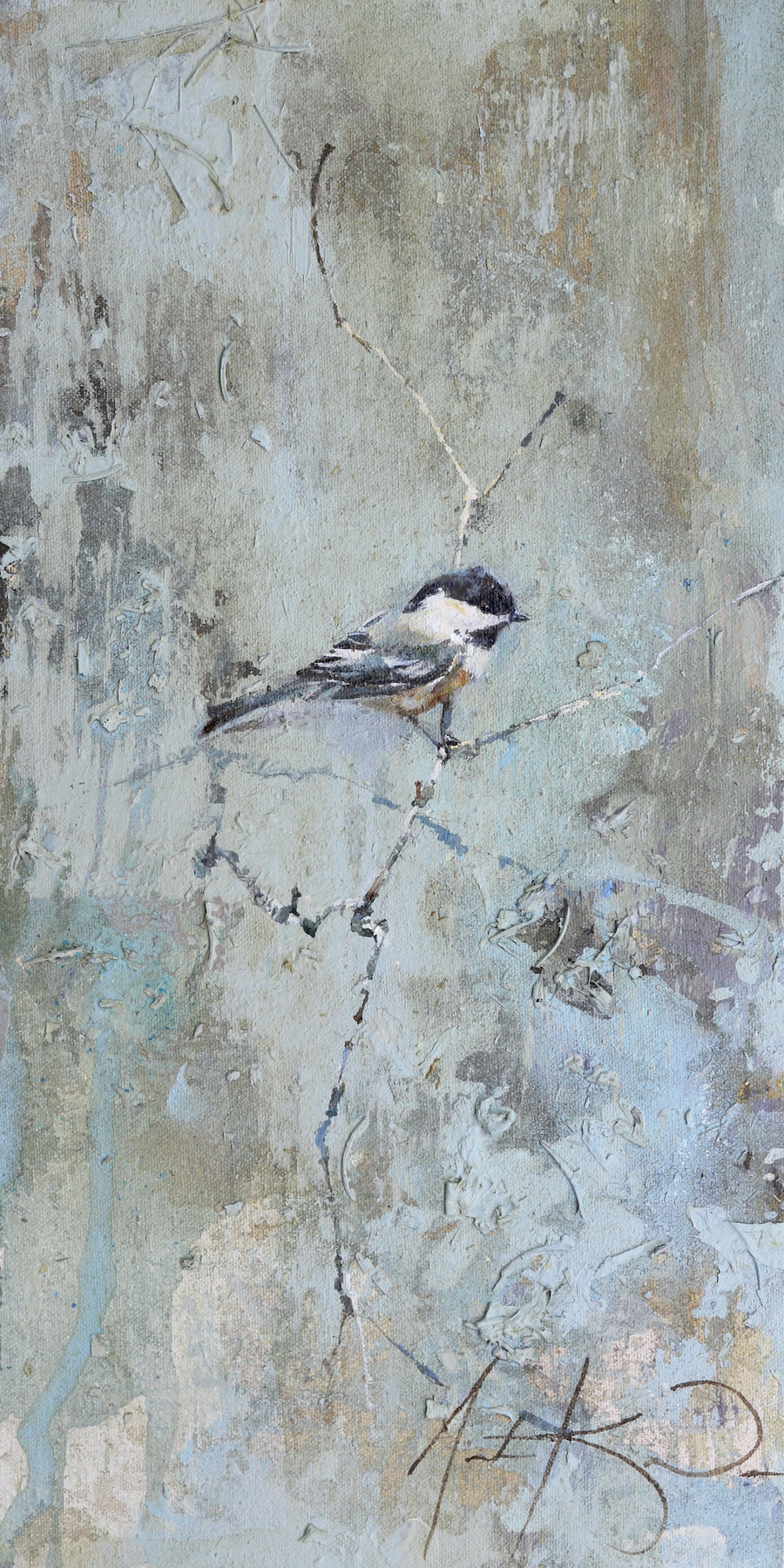 Black-Capped Chickadee IIV | 16x8