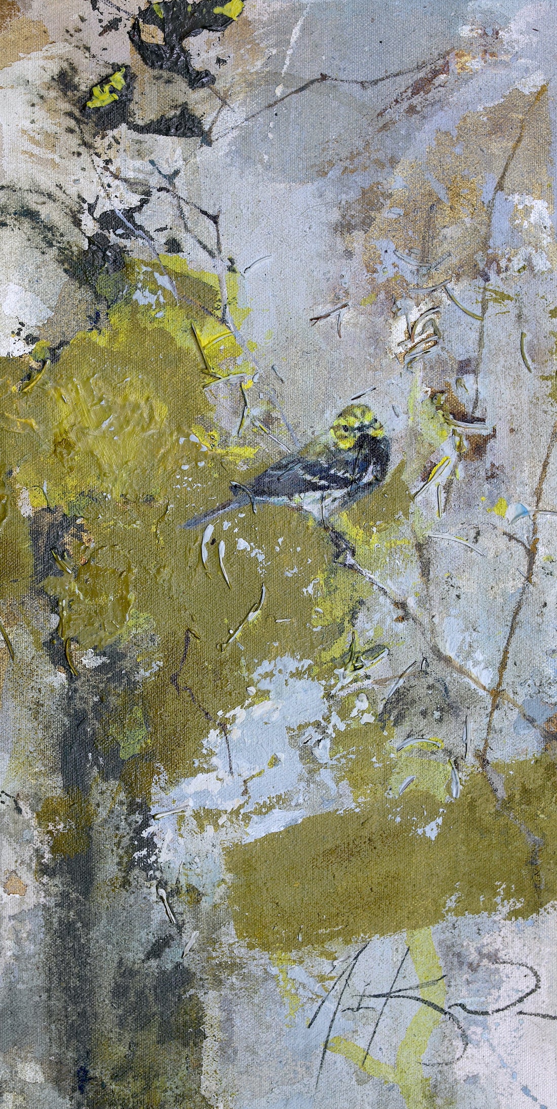 Black-Throated Green Warbler III | 8x16